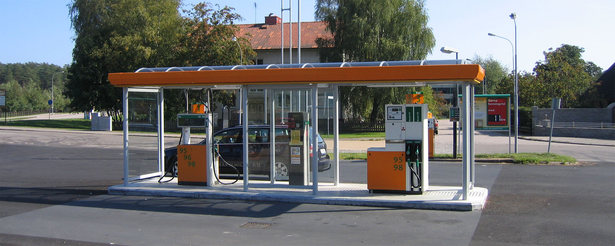 Vaderskydd Servicestation 2000X800 Am00001163