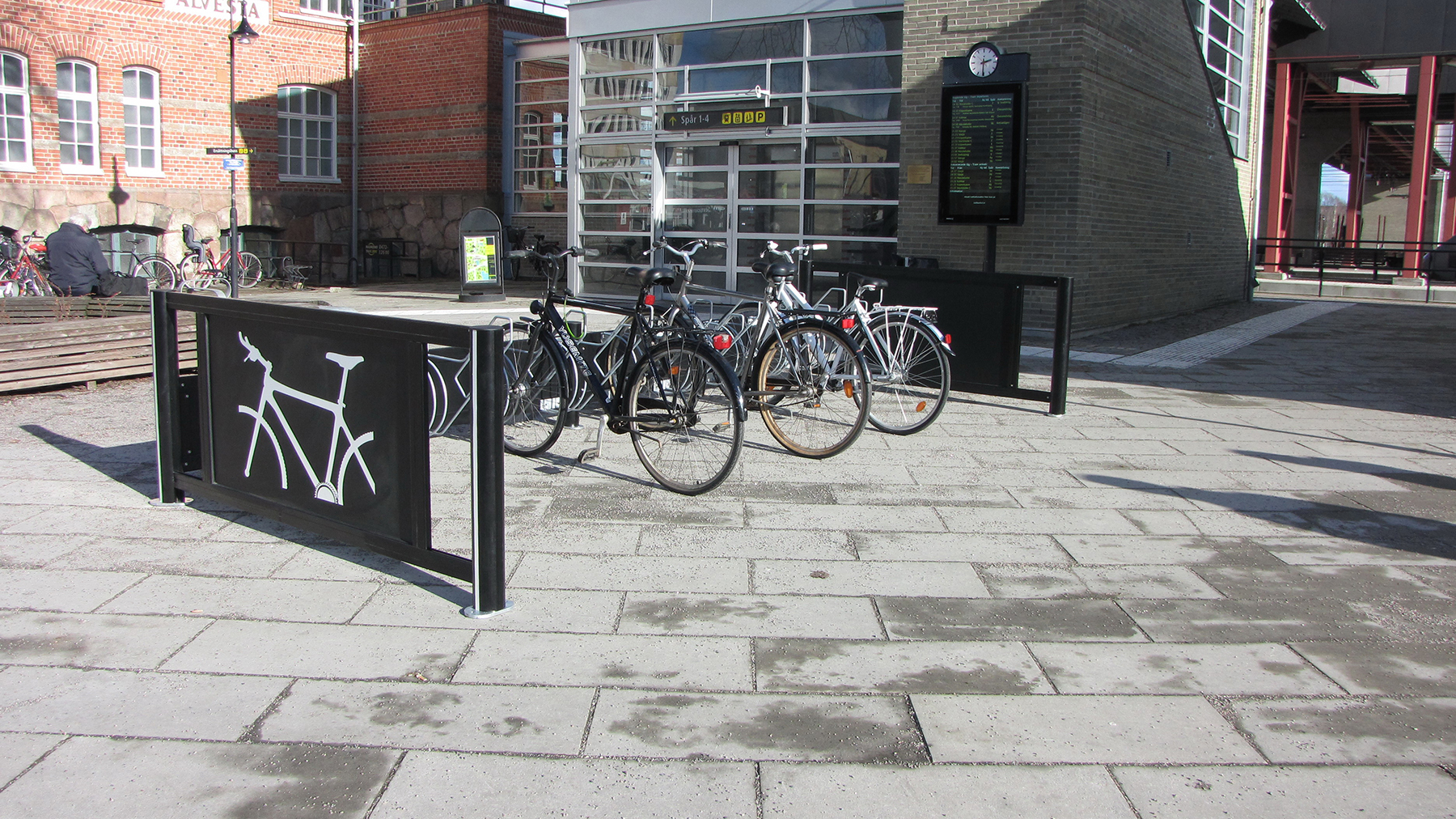 Cykelpakrering Velopark Referens Am00001407
