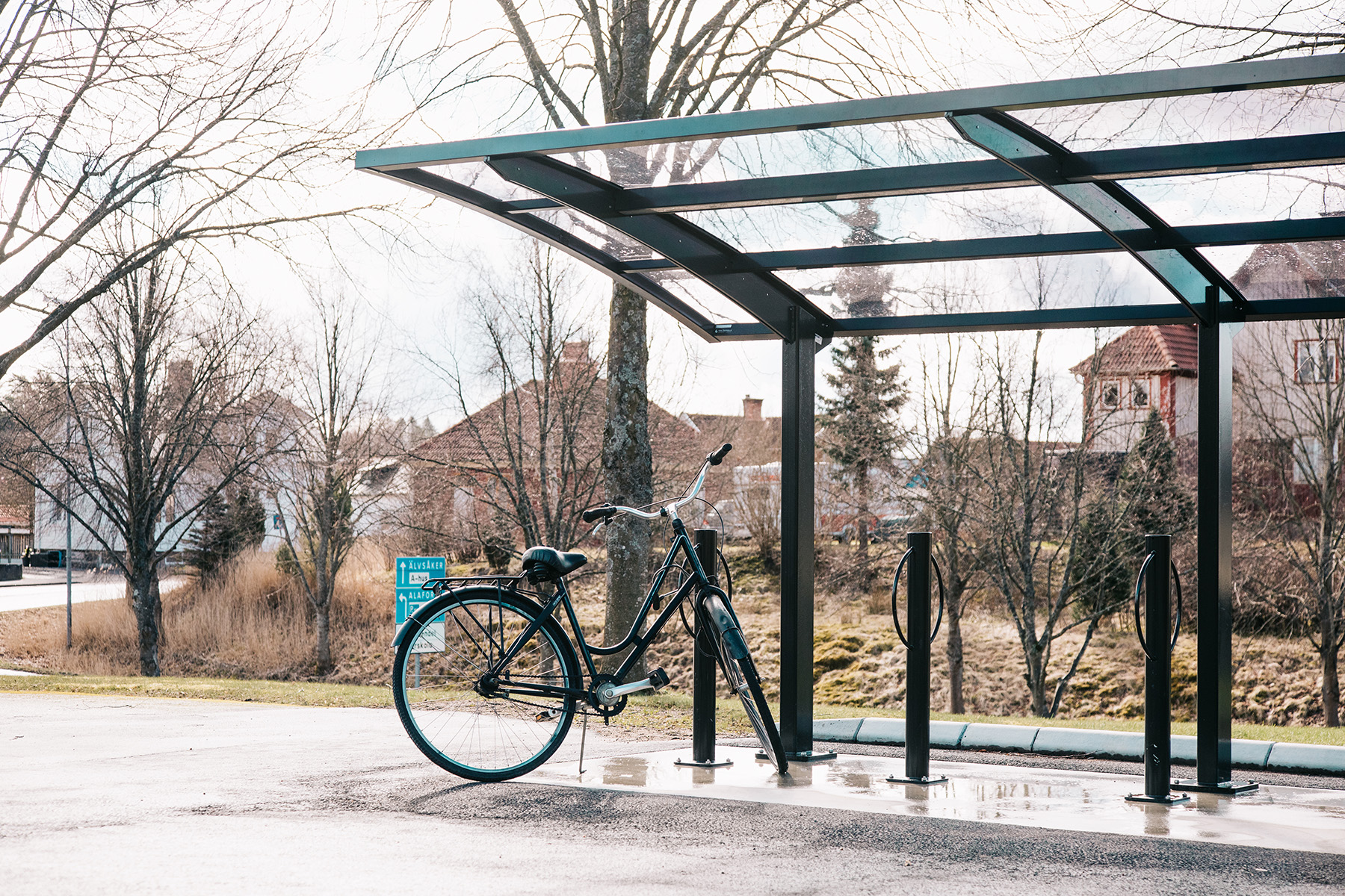 Cykelparkering Pollare Referens Am00001737